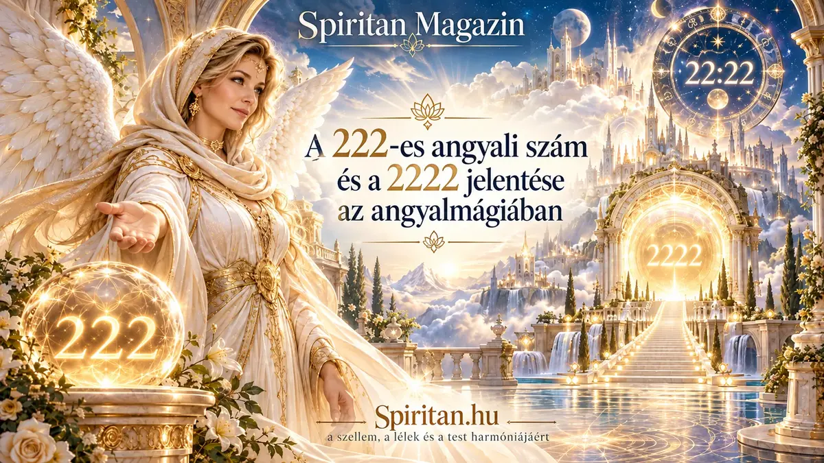 A 222-es angyali szám, a 22:22 és a 2222-es angyali szám jelentése az angyalmágiában
