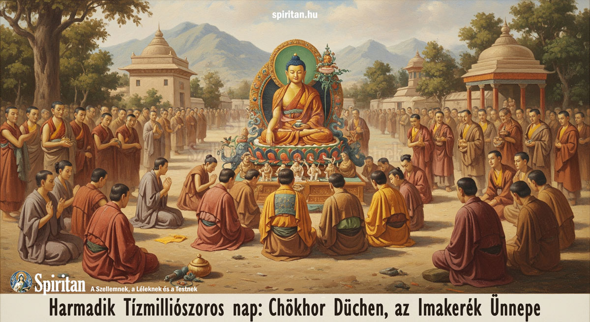 Harmadik Tízmilliószoros nap 2025-ben 07. 28. Ez a Chökhor Düchen, azaz az Imakerék Ünnepe