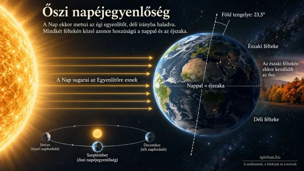 Csak az őszi és a tavaszi napéjegyenlőség idején kel és nyugszik pontosan keleten és nyugaton a Nap.