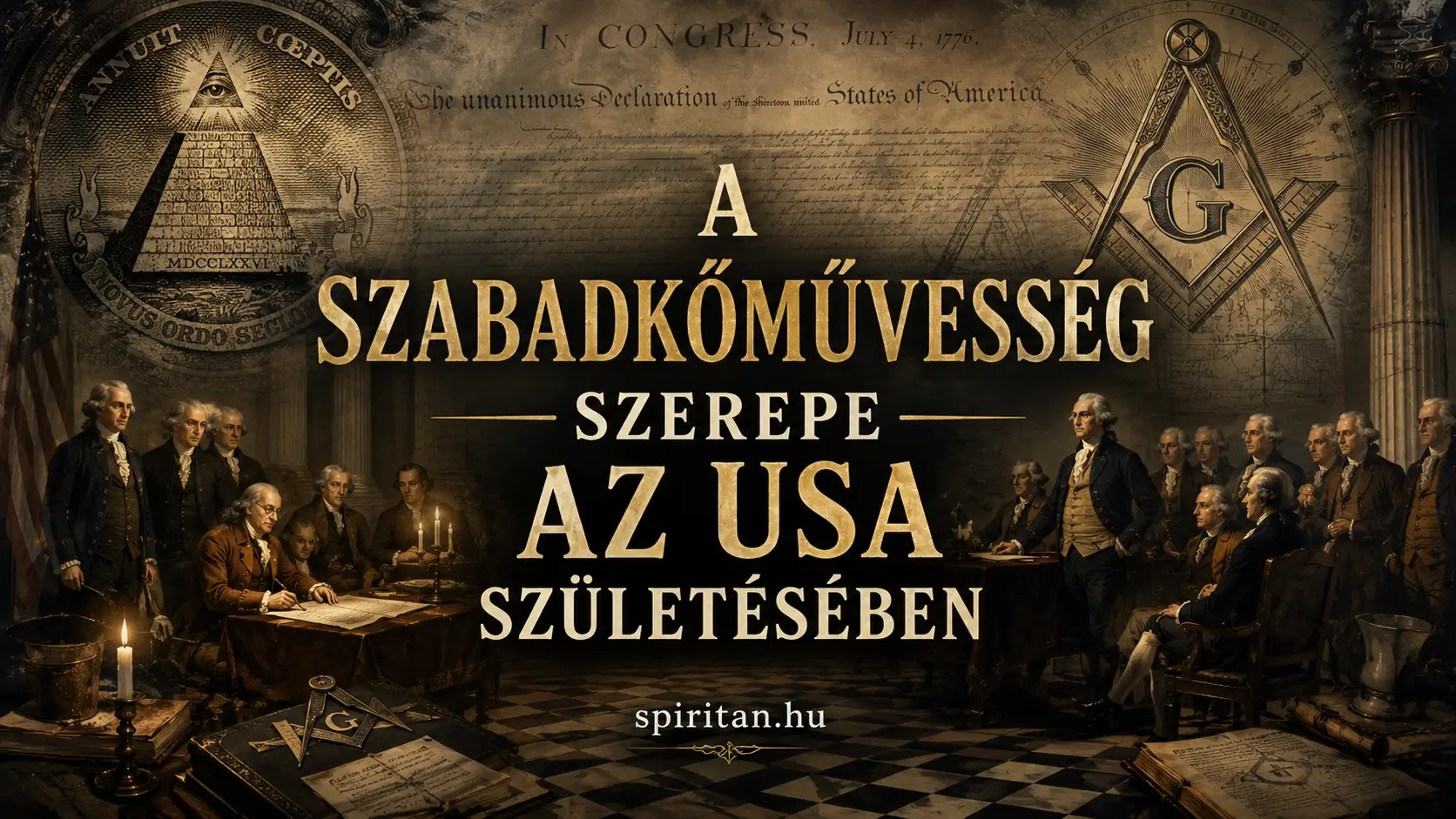 A szabadkőművesség és az USA születése: a szabadkőművesek szerepe és hatása az Egyesült Államok megteremtésében