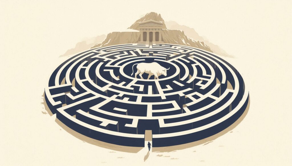 Ősi labirintust tártak fel Krétán. Megtalálták a Minótaurosz eredeti labirintusát?